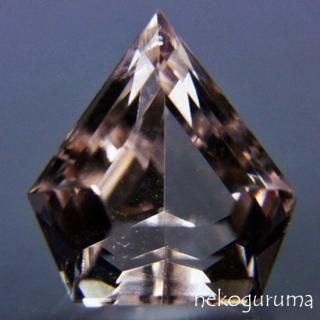 レア☆ワイヤー巻き☆宝石質 大粒 虹入り ピンクダンビュライト_