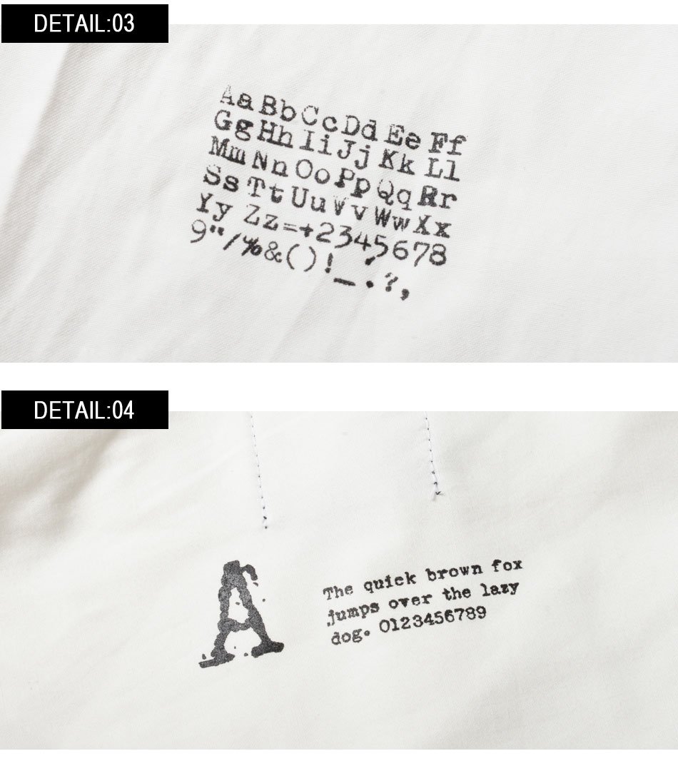 【AinSophAur】タイプライターロゴビッグシャツ（男女兼用）