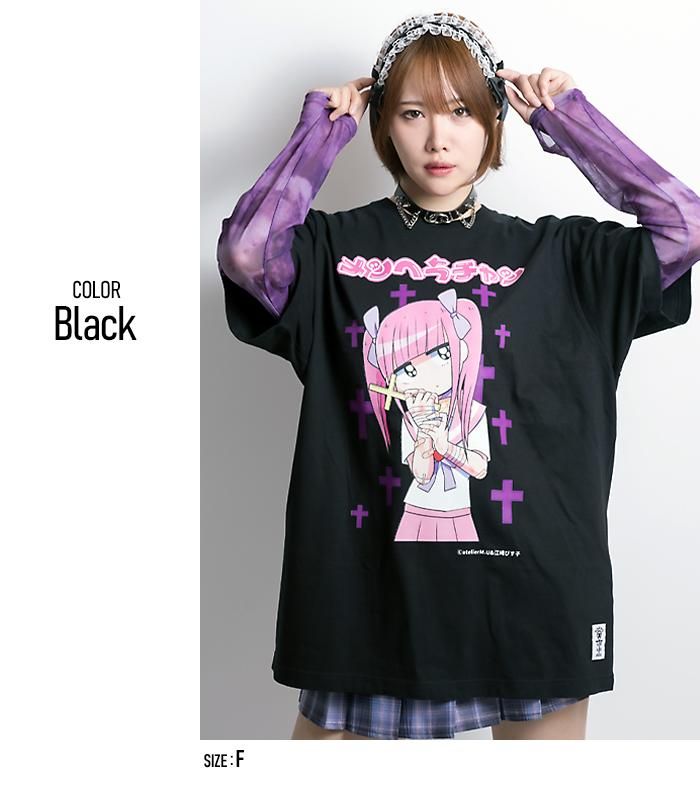【東京裏側】メンヘラちゃんF Tシャツ