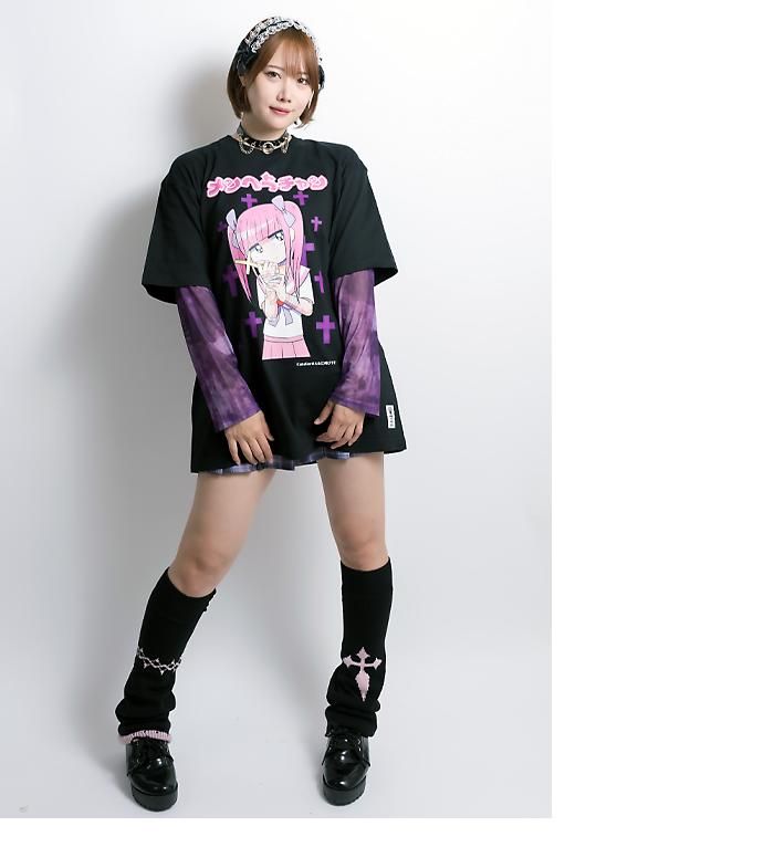 【東京裏側】メンヘラちゃんF Tシャツ