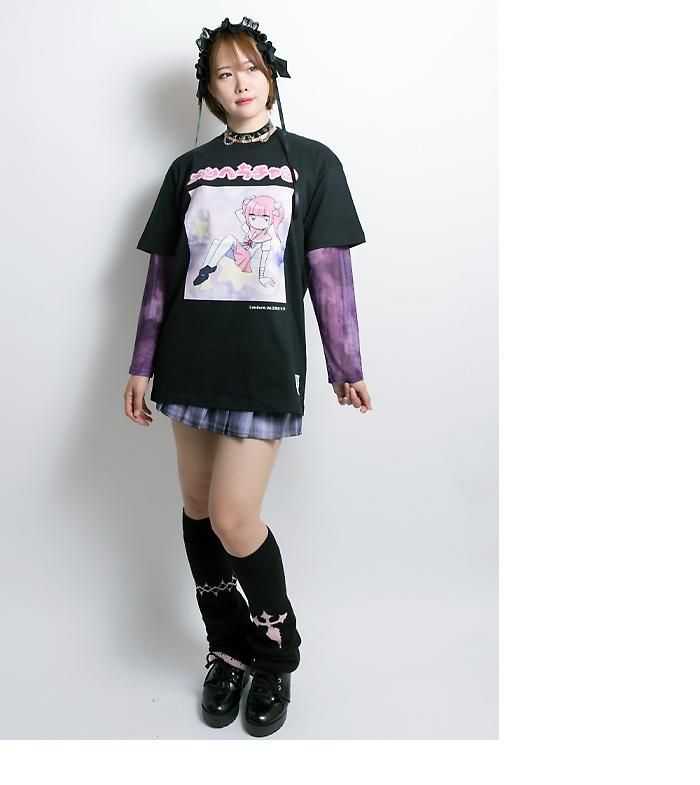 きゃんしろ メンヘラちゃん Tシャツ Amazon | 【東京裏側】メンヘラちゃんC Tシャツ（男女兼用