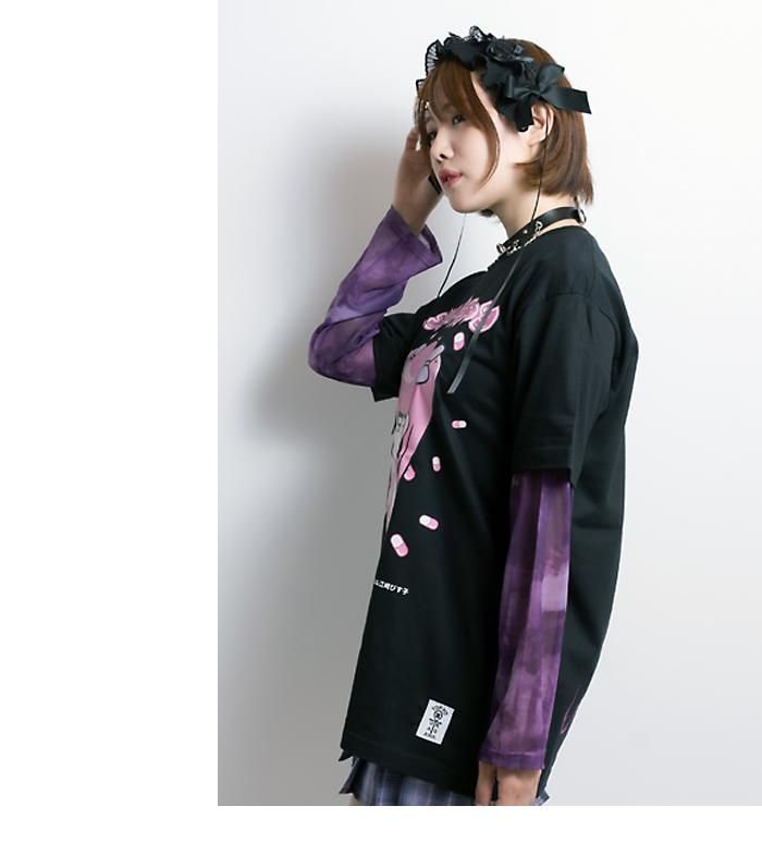 【東京裏側】メンヘラちゃんH Tシャツ