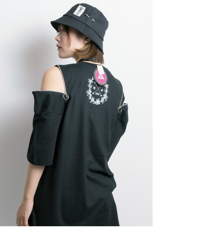 【東京裏側】MACHINE GUN×CUPID 2ファスナーTシャツ