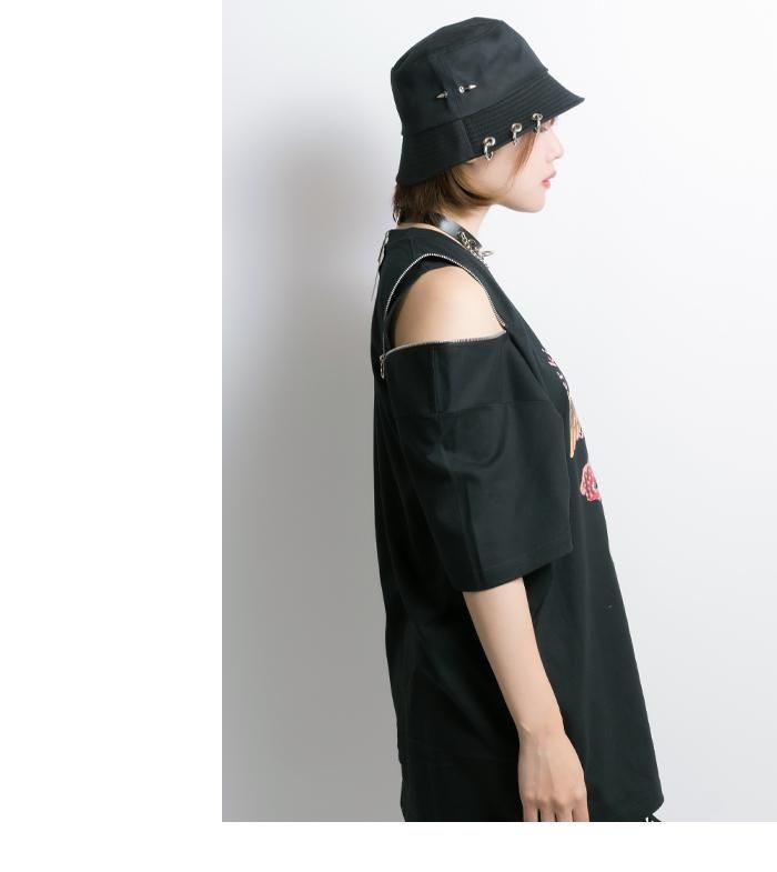 【東京裏側】MACHINE GUN×CUPID 2ファスナーTシャツ