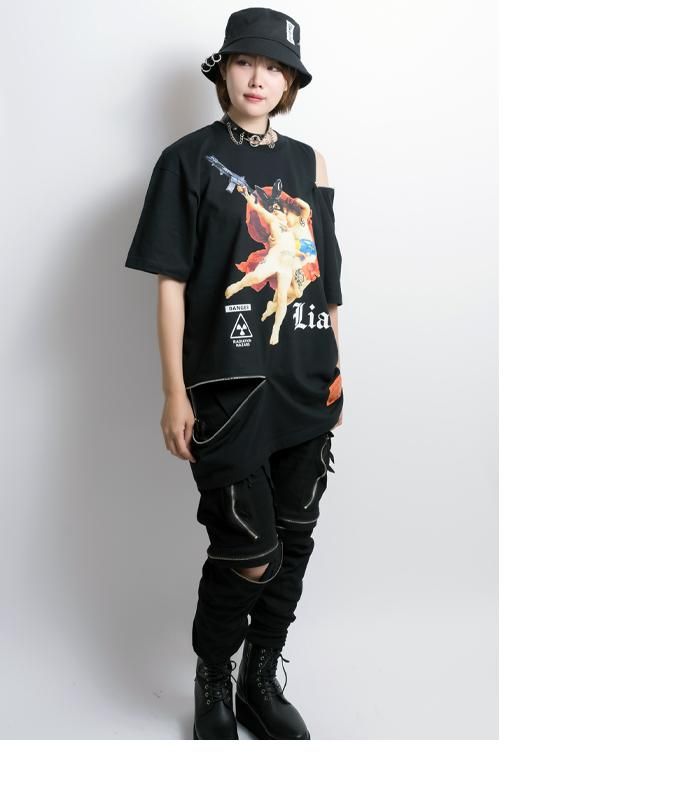 【東京裏側】KIDS GANG 2ファスナービッグTシャツ