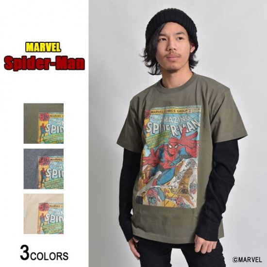 MARVEL「スパイダーマン」Tシャツ - 【公式】backside of tokyo　バックサイドオブトーキョー　オフィシャルウェブストア