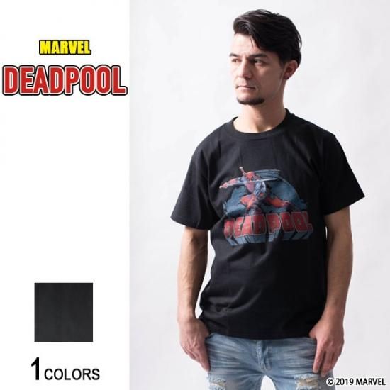 Marvel デッドプール グラフィック Tシャツ 男女兼用 公式 Backside Of Tokyo バックサイドオブトーキョー