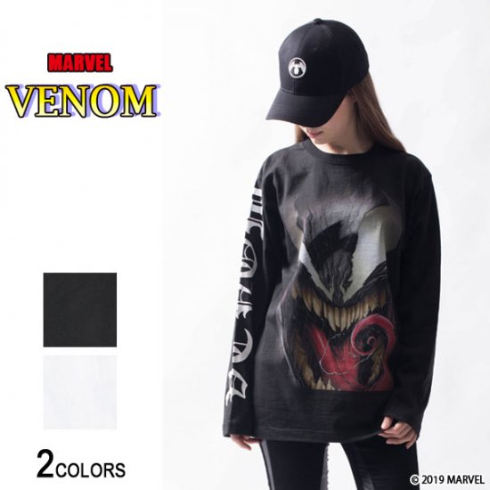 MARVEL『ヴェノム』「最凶のヴィラン」ロングTシャツ（男女兼用