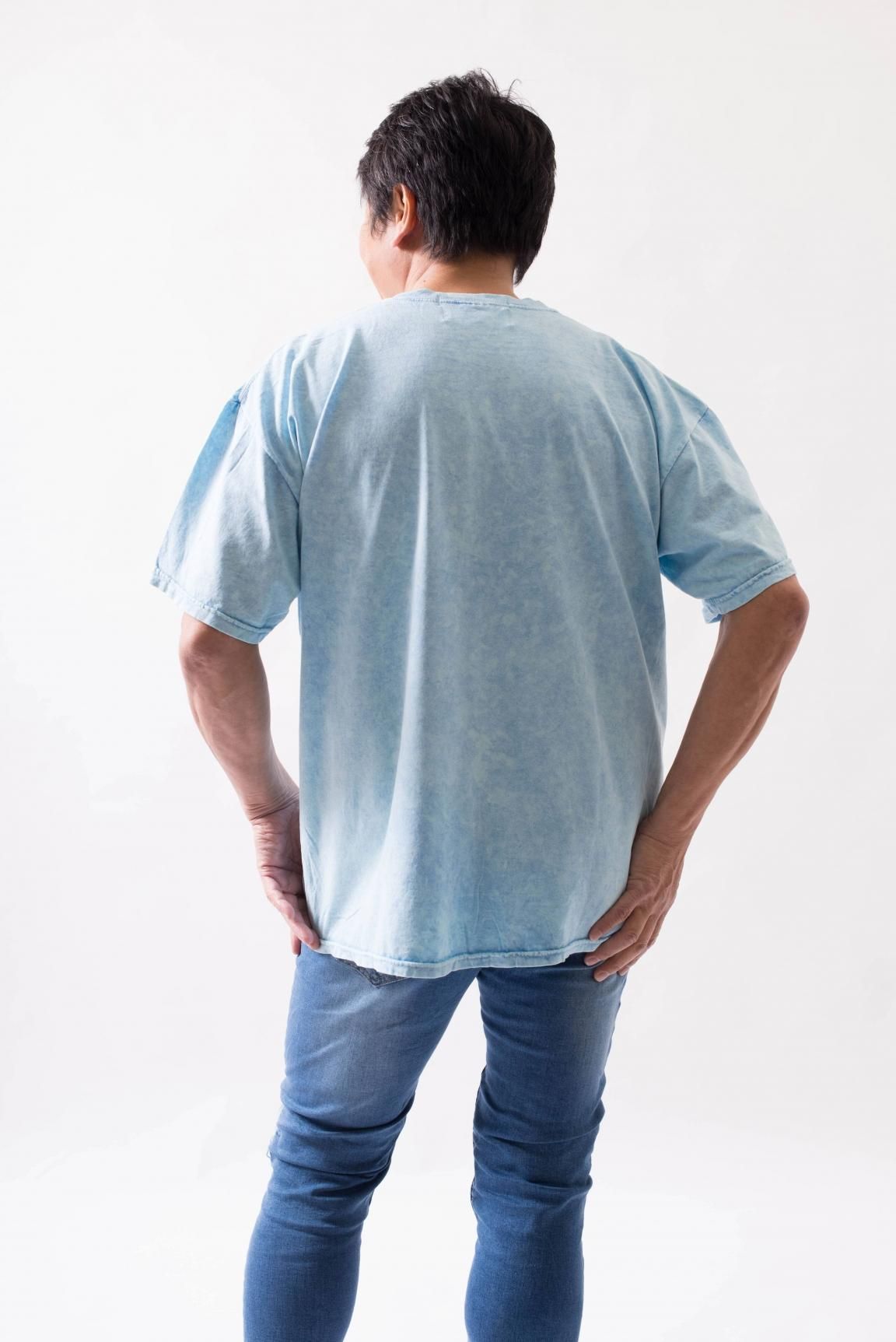 夏目友人帳 井上和彦プロデュース ニャンコ先生 極楽 Tシャツ ベイビーブルー 男女兼用 公式 Backside Of Tokyo バックサイドオブトーキョー 夏目友人帳 井上和彦プロデュース ニャンコ先生 極楽 Tシャツ ベイビーブルー 男女兼用 公式 Backside Of Tokyo バックサイドオブトーキョー