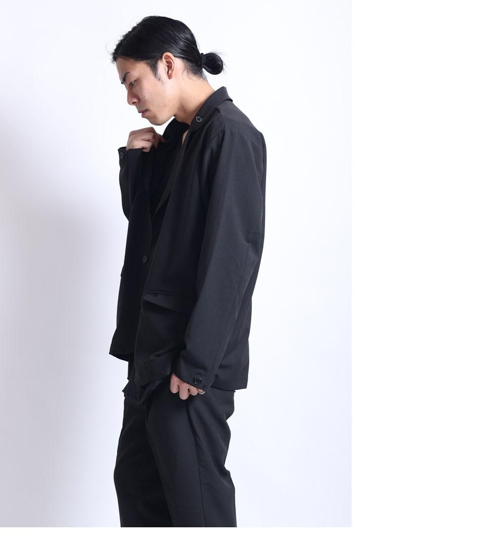 T/R/PU刺繍ビッグジャケット - 【公式】backside of tokyo バック