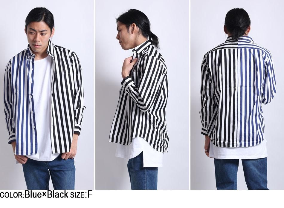 【TELMA】ドッキングシャツ美品 ストライプドッキングシャツA - 【公式】backside of tokyo