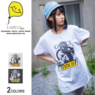 FU×GU robbery ガールフォトTシャツ(男女兼用)