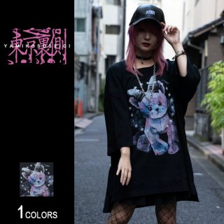 『東京裏側』BM×Cat DollグラフィックビッグTシャツ（男女兼用）