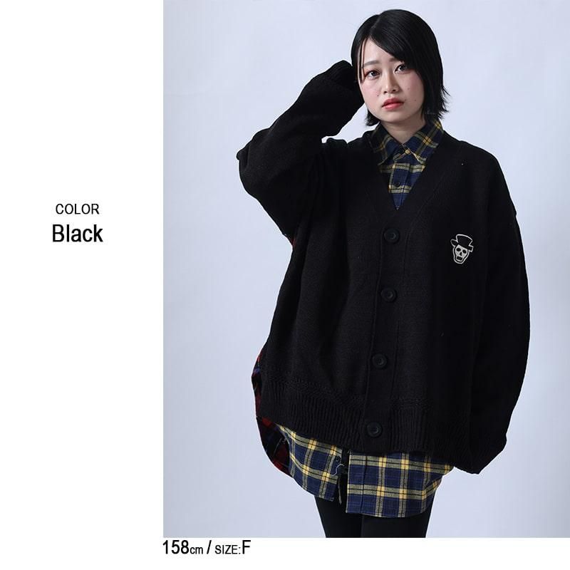 AinSophAur】チェック切り替えV開きカーデ vol.2（男女兼用）