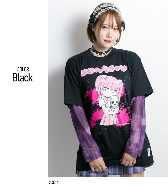 東京裏側】メンヘラちゃんI Tシャツ（男女兼用）