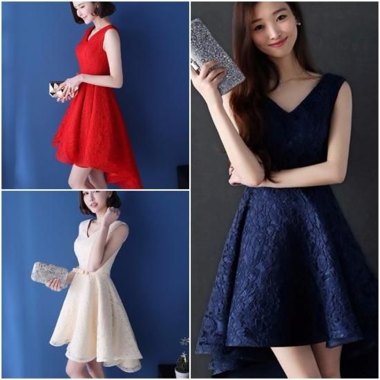 美脚ドレス スイート系フィッシュテールワンピース 韓国プチプラパーティードレス通販 Tenderly Dress