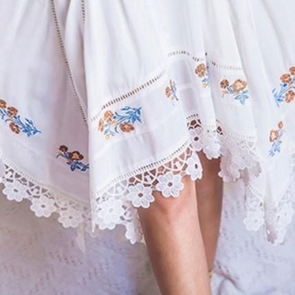 ビーチやリゾートに チロリアン刺繍ボヘミアンセットアップ