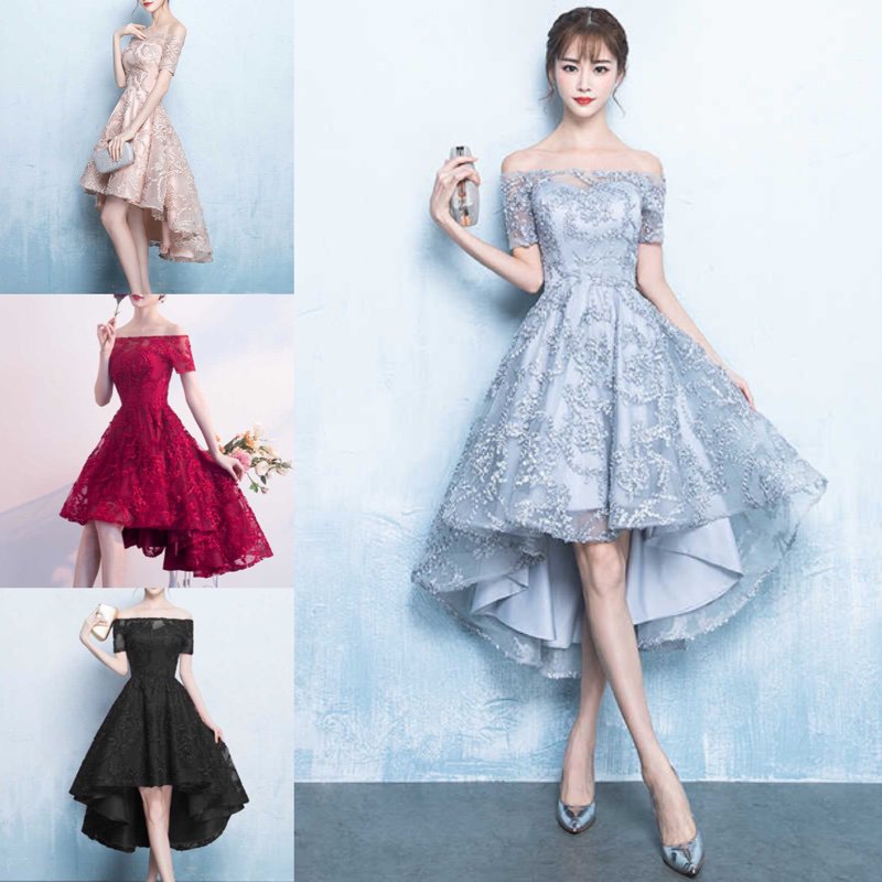 ゴージャスなコードレス オフショルダーフィッシュテールワンピース 韓国プチプラパーティードレス通販 Tenderly Dress