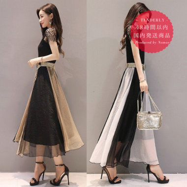 韓国プチプラパーティードレス通販 Tenderly Dress