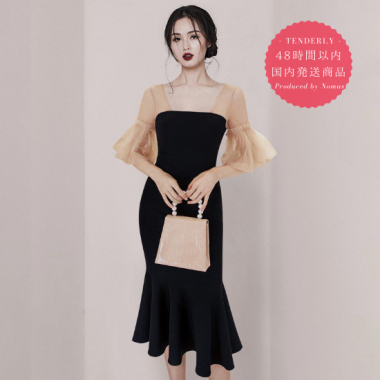 韓国プチプラパーティードレス通販 Tenderly Dress