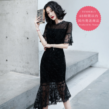 韓国プチプラパーティードレス通販 Tenderly Dress