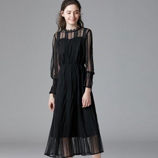 お呼ばれドレスに活躍 オトナかわいいメッシュとレースの長袖