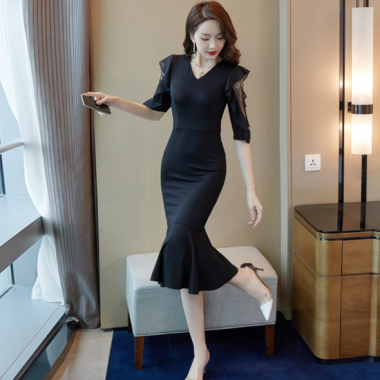 ドレス 黒 ブラック 韓国パーティードレス ワンピース通販 Tenderly Dress ドレス 黒 ブラック 韓国パーティードレス ワンピース通販 Tenderly Dress