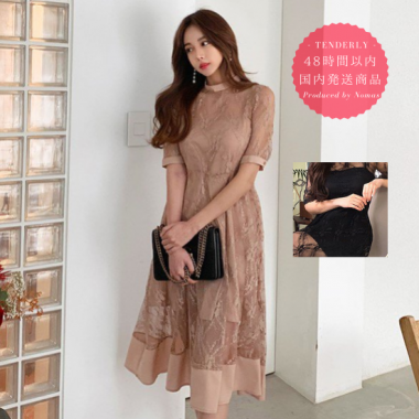 韓国プチプラパーティードレス通販 Tenderly Dress