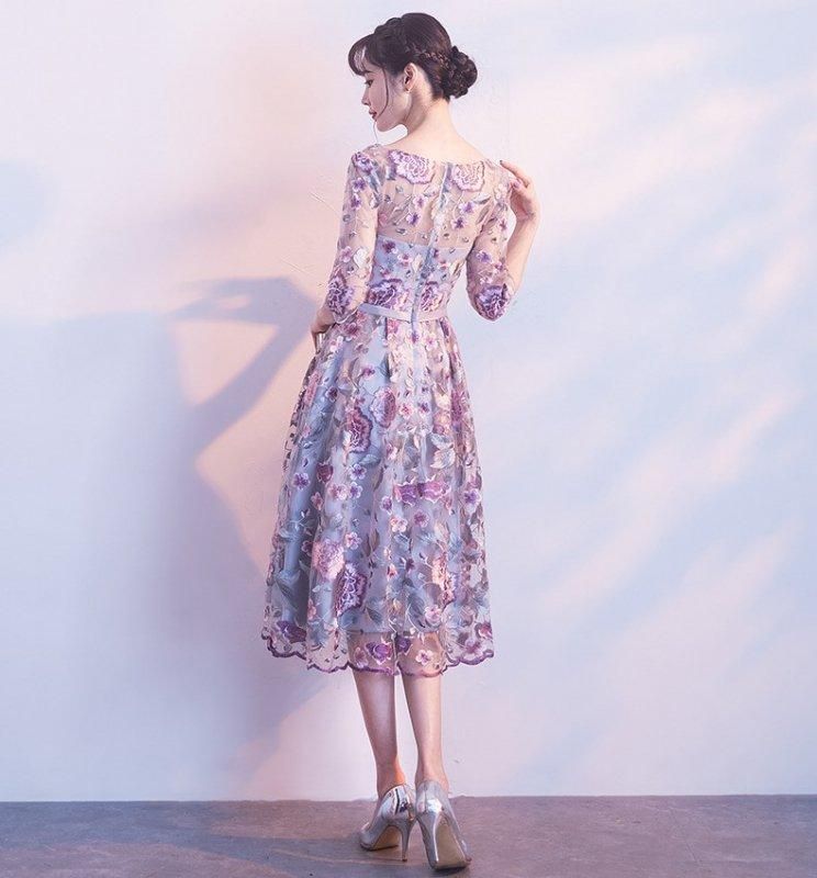 Joudiya 小花柄&ボタニカル柄シフォンワンピース、ビーチ