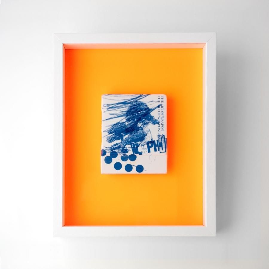 Porcelain collaged squeegee _04 - BRICK&MORTAR