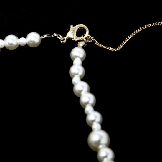 バックワードパールネックレス「AC796」-RUIRUE BOUTIQUE