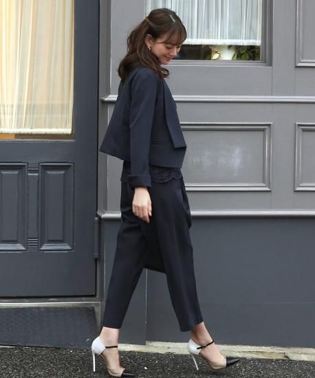 レースブラウスセットアップスーツ「SU853」-RUIRUE BOUTIQUE