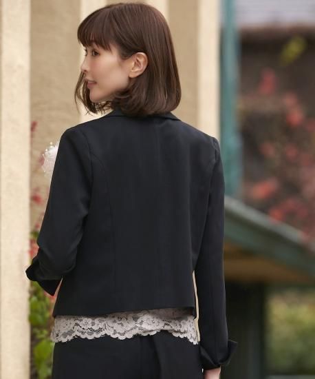レースブラウスセットアップスーツ「SU853」-RUIRUE BOUTIQUE