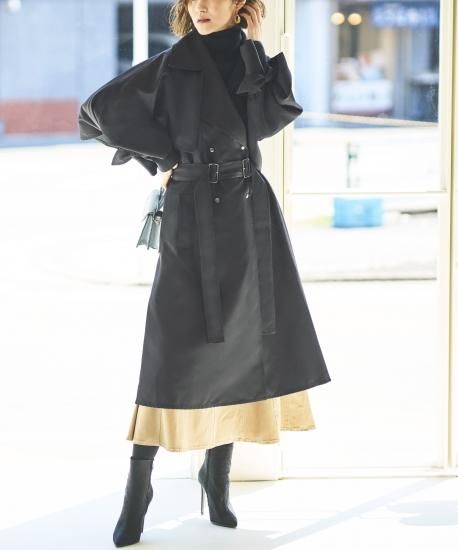 フェアリーコアロングトレンチコート「K1056」-RUIRUE BOUTIQUE