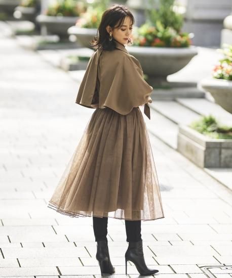 フェアリーコアロングトレンチコート「K1056」-RUIRUE BOUTIQUE