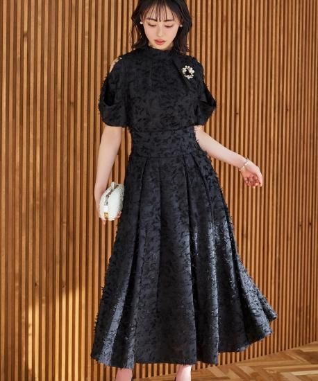 新品未使用 23区 今期デザイン ヘアリーカットジャカード