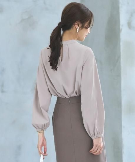 ルイルエブティック RUIRUE BOUTIQUE センターフロントタックブラウス （テラコッタ） ルイルエブティック RUIRUE BOUTIQUE センターフロントタック