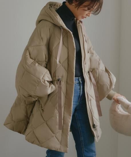 【Traditional Weatherwear】裏ドット柄 キルティングコート