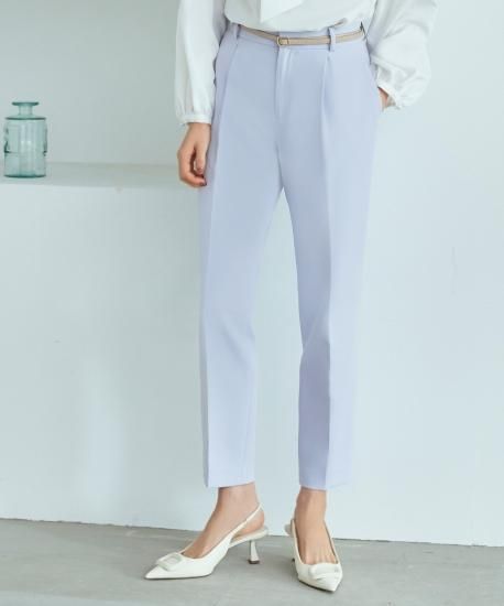 ノーカラーフレアースリーブパンツスーツ「SU1356」