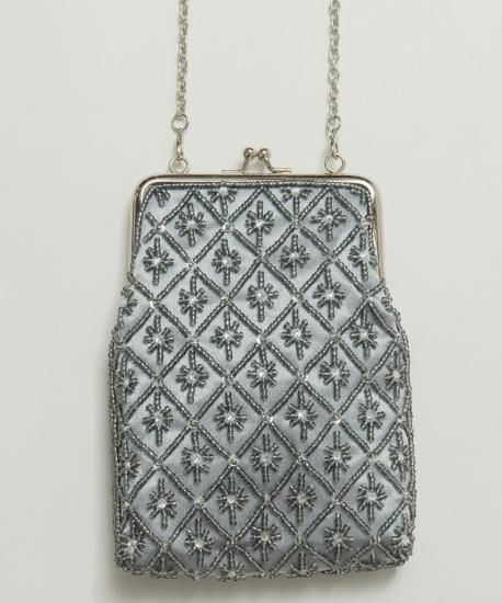 ビーズ刺繍がま口ショルダーバッグ「BA1345」