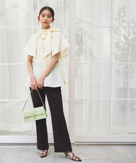 gasa 流星　ショルダータックフレンチスリーブ shooting star：流星 ショルダータックフレンチスリーブ