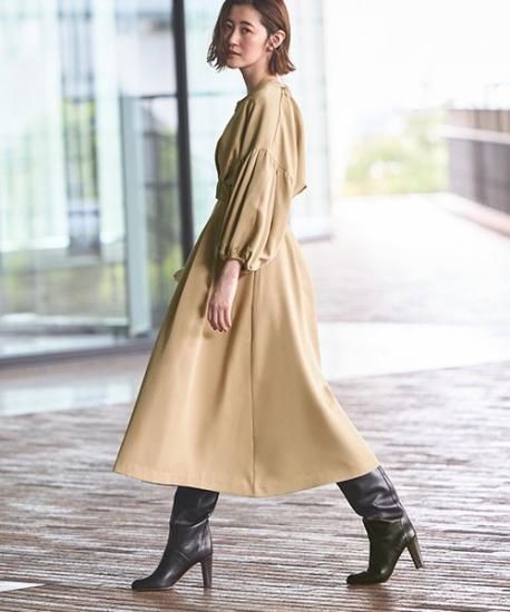 ストレッチ/マルチway】ショートトップス＆フレアワンピース