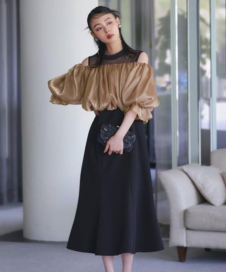 2way】シャイニーオーガンTOPS＆デコルテシアーマーメイドドレス