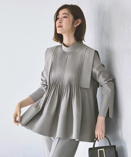 ビュルデサボン    ピンタック  セットアップ ビュルデサボン ピンタック セットアップ bulle de savon