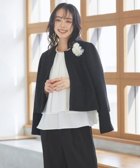 セオリー★パンツスーツ PINSTRIPE SUITING【3点セット】スカート ニッセン スーツ レディース セット スカート パンツ 洗える