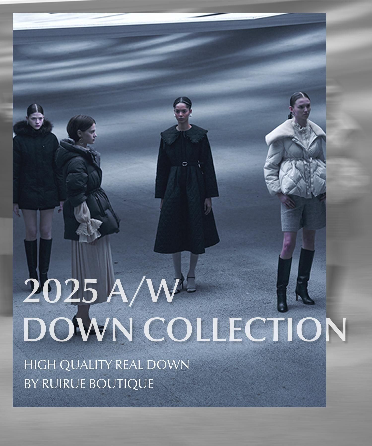 最終価格！新品未使用ルイエブティック　コンビワンピース　チャコールグレー　LL RUIRUE BOUTIQUE（ルイルエブティック） ワンピース ミックスツイード