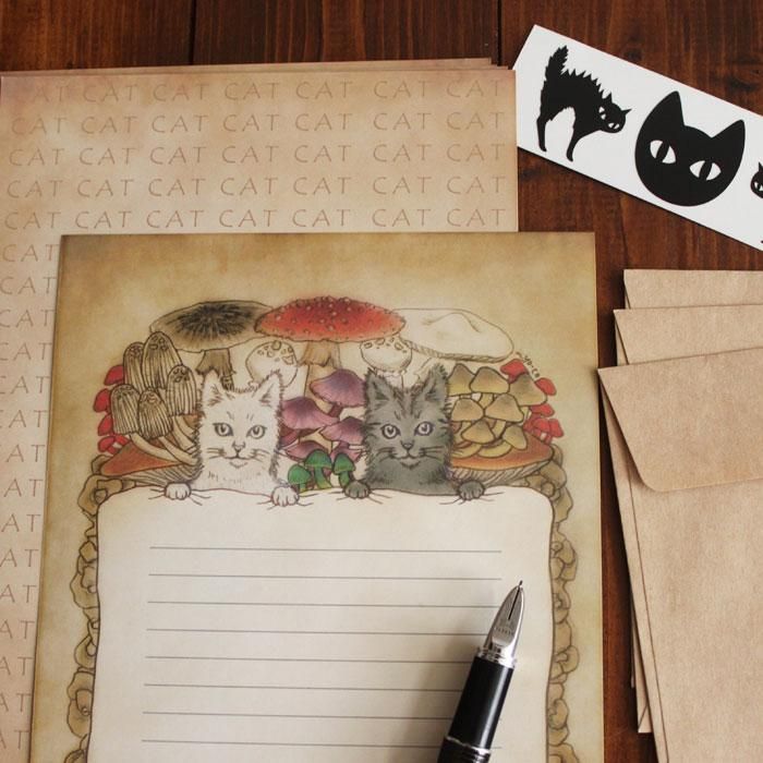 猫とネコの絵本シリーズ2 猫とネコのお昼寝レターセット 13 Cats Works 猫とネコの絵本シリーズ2 猫とネコのお昼寝レターセット 13 Cats Works