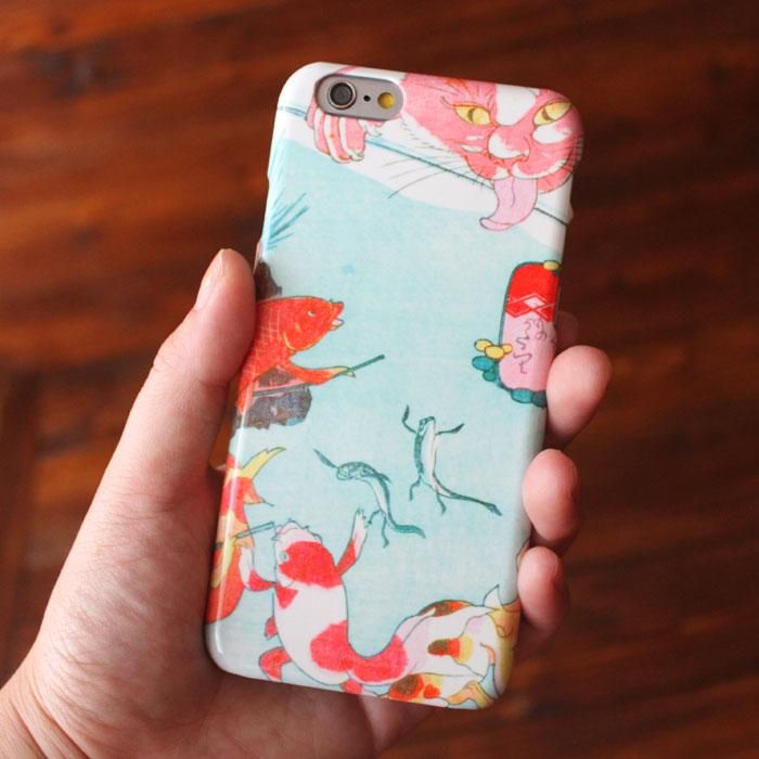 歌川国芳 金魚づくし百ものがたり スマホケース Iphone6 6s 7 Androidは機種相談 13 Cats Works 歌川国芳 金魚づくし百ものがたり スマホケース Iphone6 6s 7 Androidは機種相談 13 Cats Works