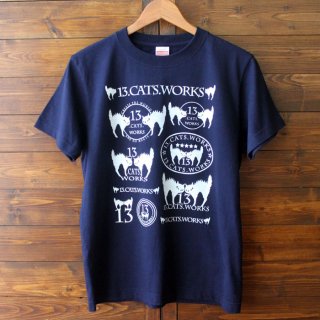 Tシャツ（ロゴ・ROCK）-シルクスクリーン-13.CATS.WORKSオリジナル