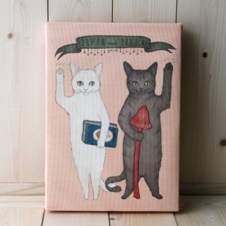 複製画●猫とネコの絵本シリーズ●猫とネコのご挨拶